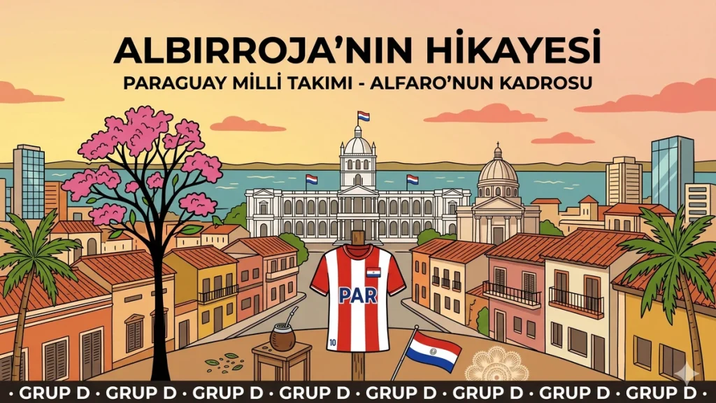 Paraguay milli takımı Albirroja Gustavo Alfaro Mundial 2026 kadrosu