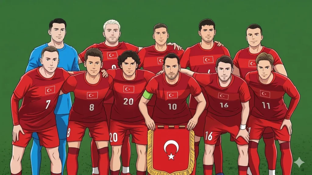 Türkiye milli takım Dünya Kupası 2026 gol sevinci coşku anı kutlama