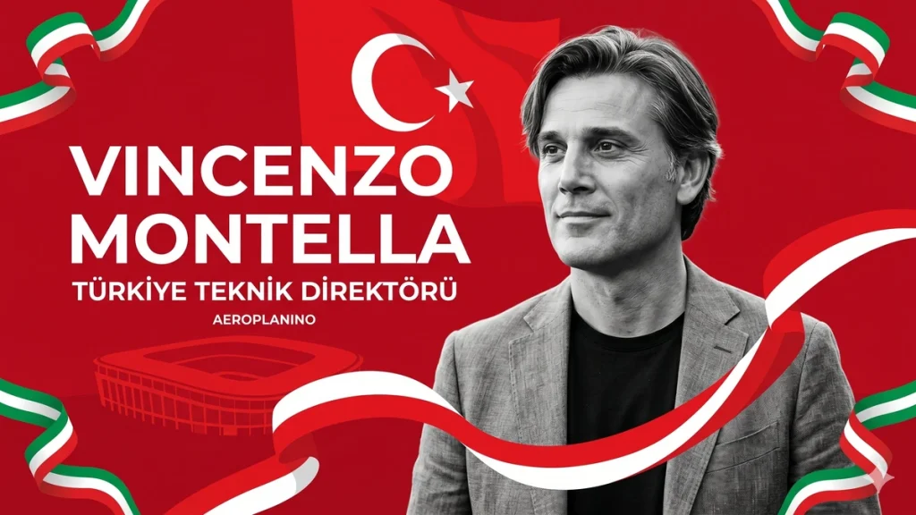 Vincenzo Montella Türkiye milli takım teknik direktörü portre görseli