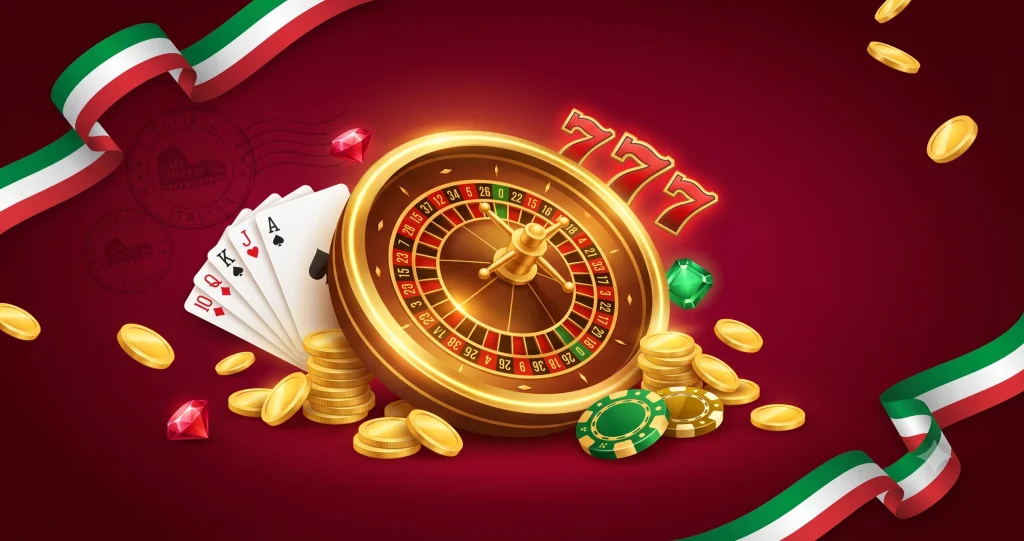Betelli casino rulet slot 777 ve masa oyunları İtalyan temalı görsel